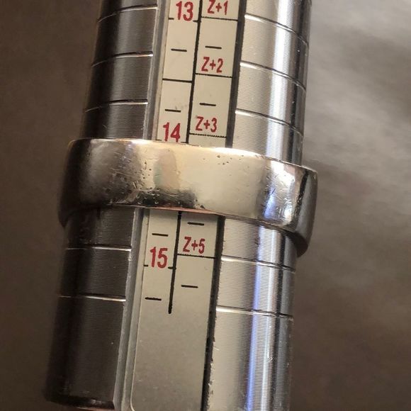 M VINTAGE Tigers Eye Sterling Silver Cabochon Oval Ring Sz 14-1/2 - Picture 7 of 14